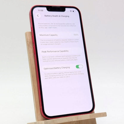 Apple iPhone 14 128 GB czerwony | bateria 100% | Outlet, Bateria 100%