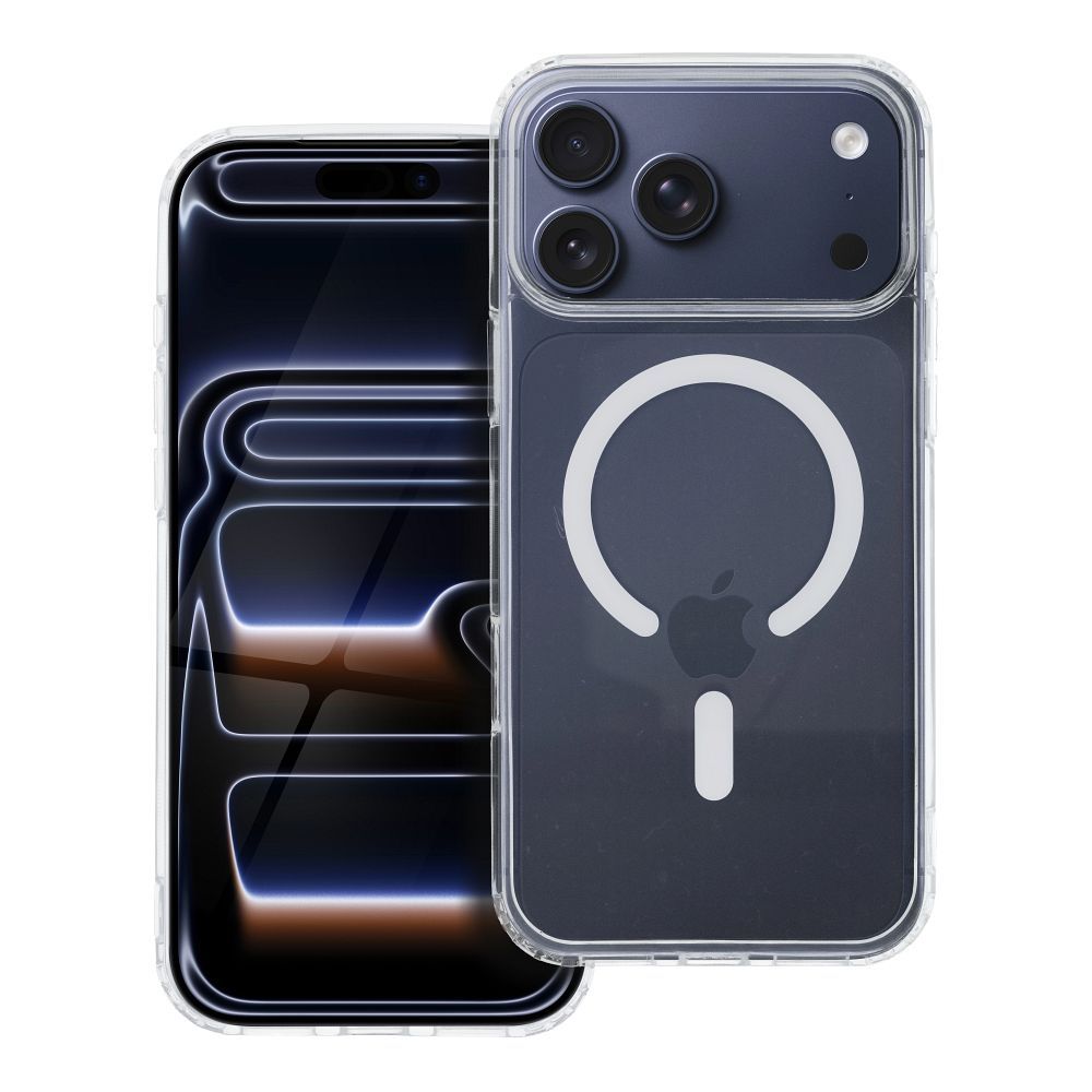 Drop Glue Colorful Ring Mag Cover kompatybilny z MagSafe pasuje do IPHONE 17 Pro Max biały