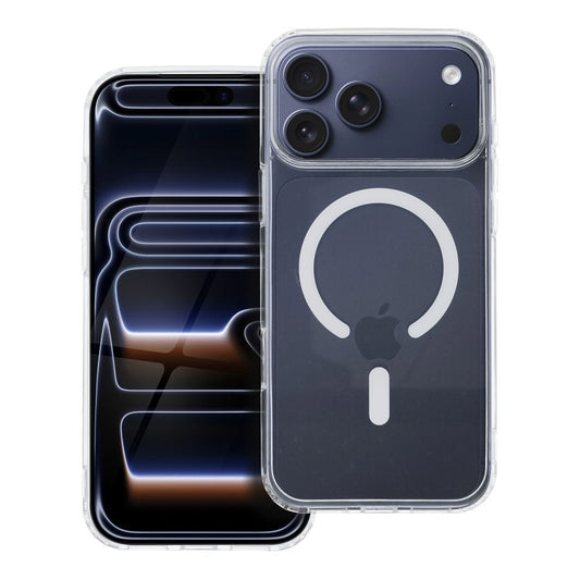 Drop Glue Colorful Ring Mag Cover kompatybilny z MagSafe pasuje do IPHONE 17 Pro Max biały