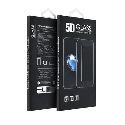 5D Full Glue Tempered Glass - do iPhone 16 (Privacy) czarny