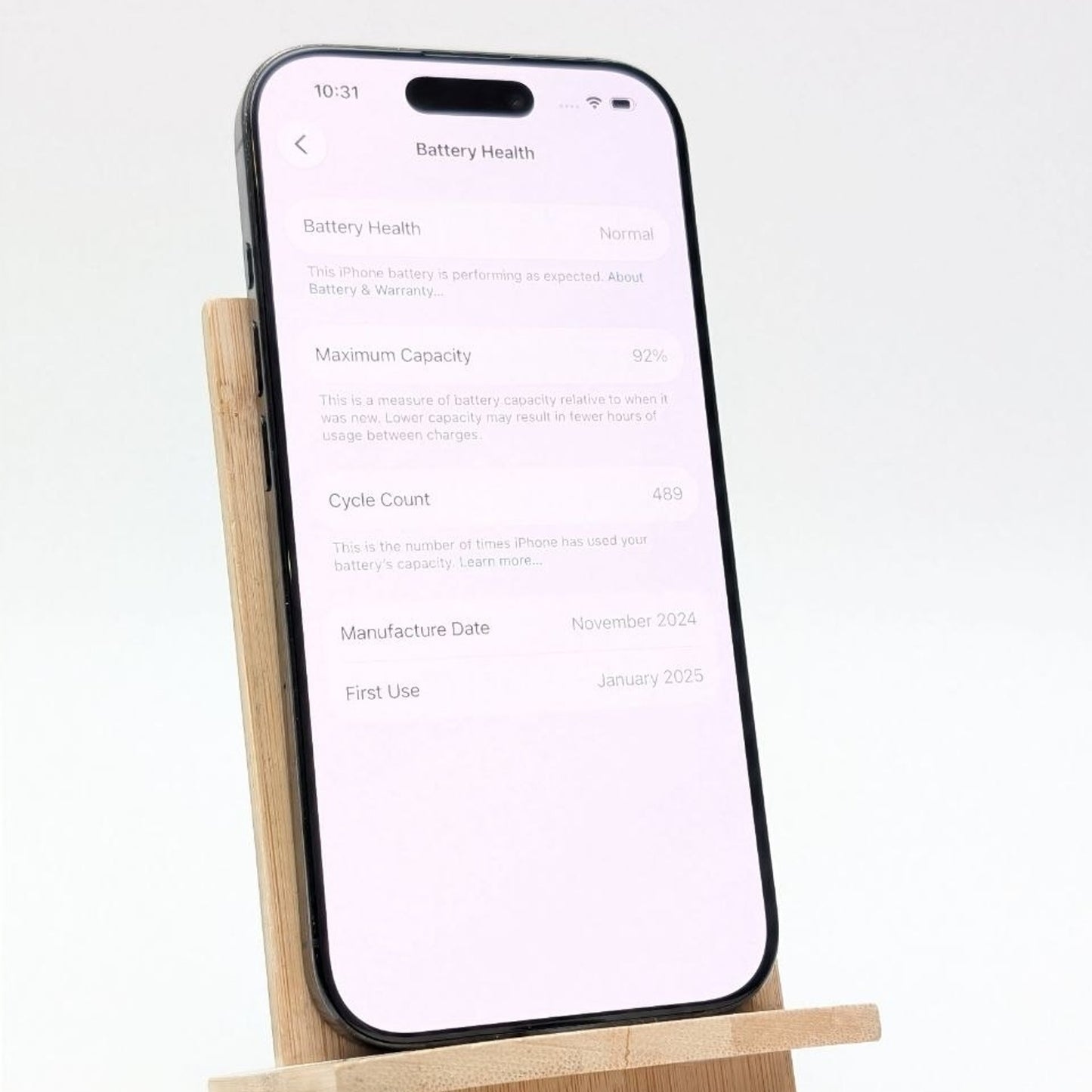 Apple iPhone 16 Pro 128GB Tytan Czarny | Outlet, Bateria 92%