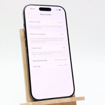 Apple iPhone 16 Pro 128GB Tytan Czarny | Outlet, Bateria 92%