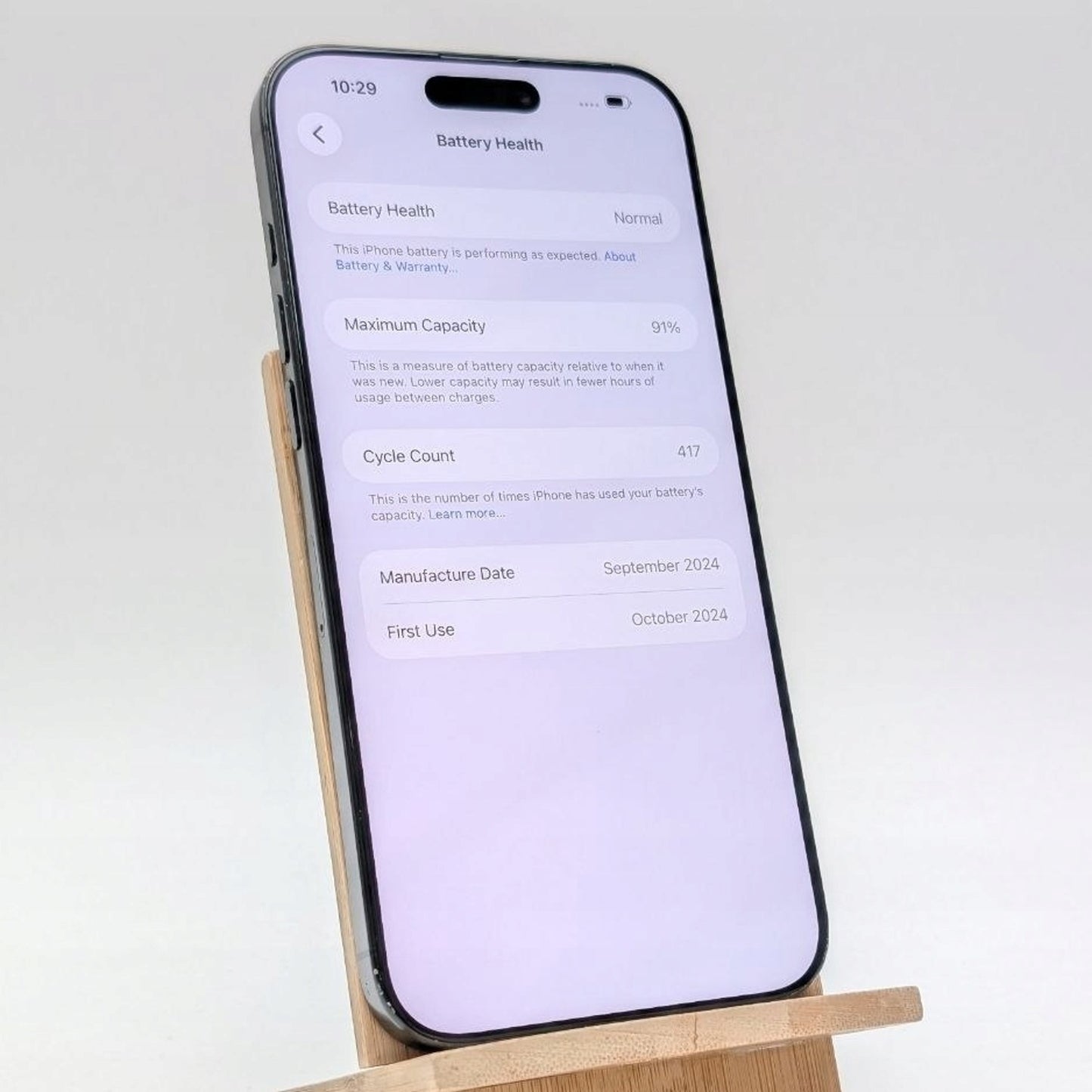 Apple iPhone 16 Pro Max 256GB Tytan Czarny | Outlet, Bateria 91%