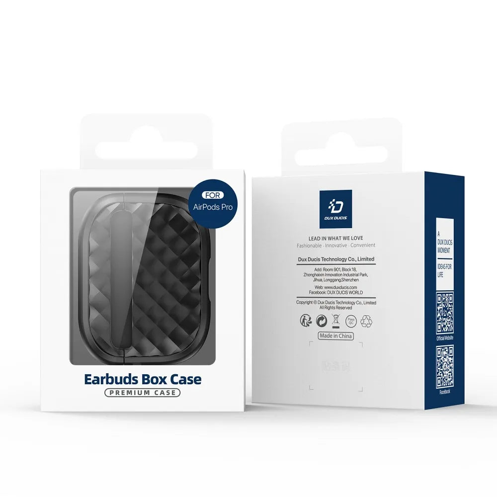 DUX DUCIS futeral PECC ochronny na AirPods - Black