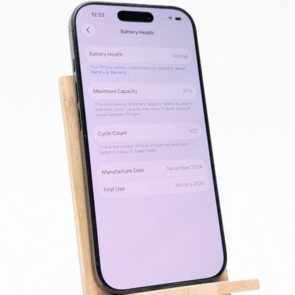 Apple iPhone 16 Pro 128GB Tytan Czarny | Outlet, Bateria 91%