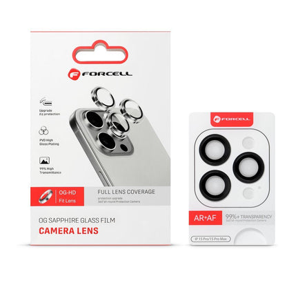 Szkło hartowane na aparat do iPhone 16 Pro / 16 Pro Max Forcell Premium 0INT