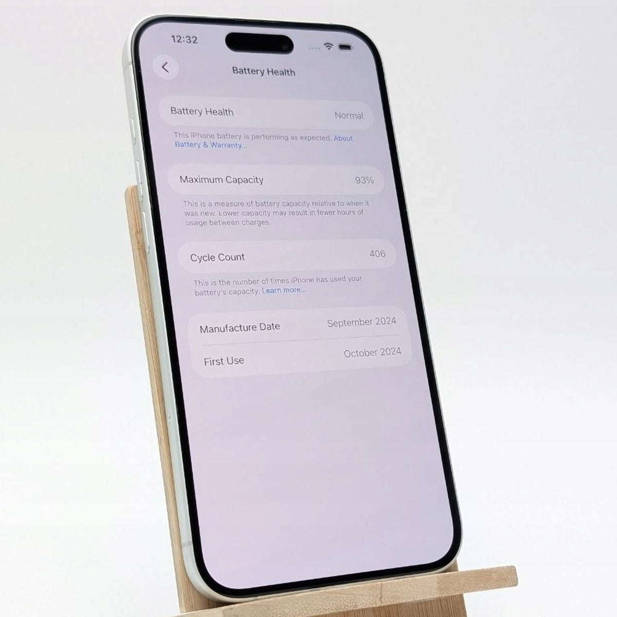 Apple iPhone 16 Plus 128 GB biały | Outlet, Bateria 93%
