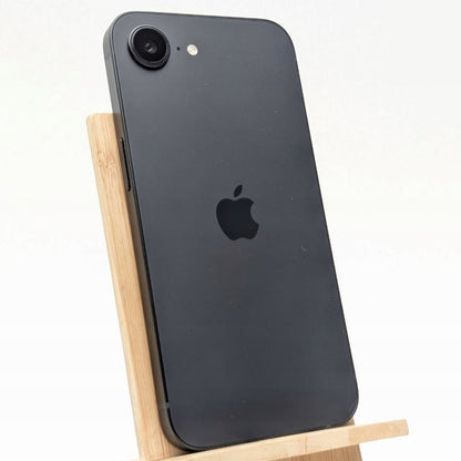 Apple iPhone 16e 128 GB czarny | bateria 100%| jak | Outlet, Bateria 100%
