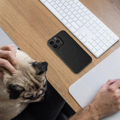 Futerał SILICONE MAG COVER kompatybilny z MagSafe do IPHONE 17 Air czarny