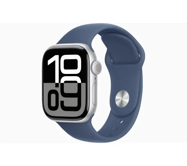 Apple Watch Series 10 GPS + Cellular 42mm srebrn z paskiem S/M | Outlet
