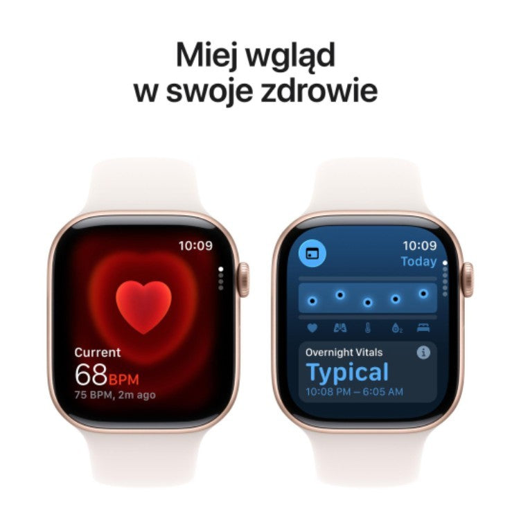 Apple Watch Series 11 GPS+Cellular 42mm różowe złoto z paskiem S/M