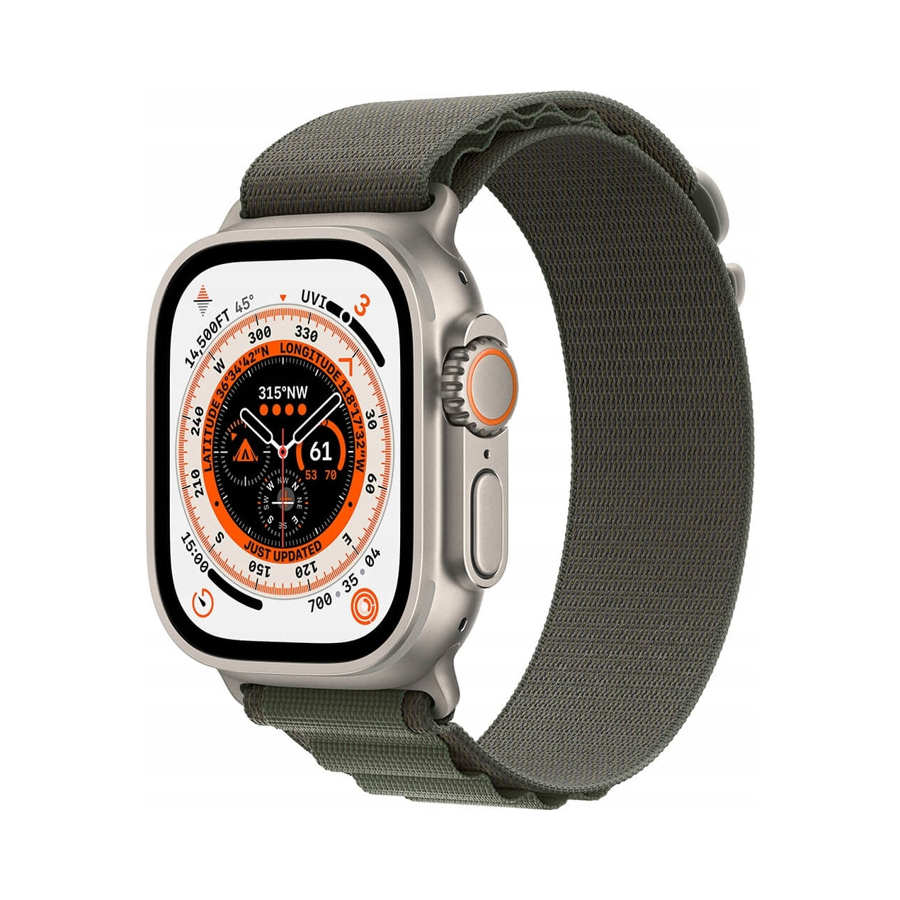 Apple Watch Ultra 1 Tytan naturalny 49mm z paskiem Alpine Loop | Outlet, Bateria 85%