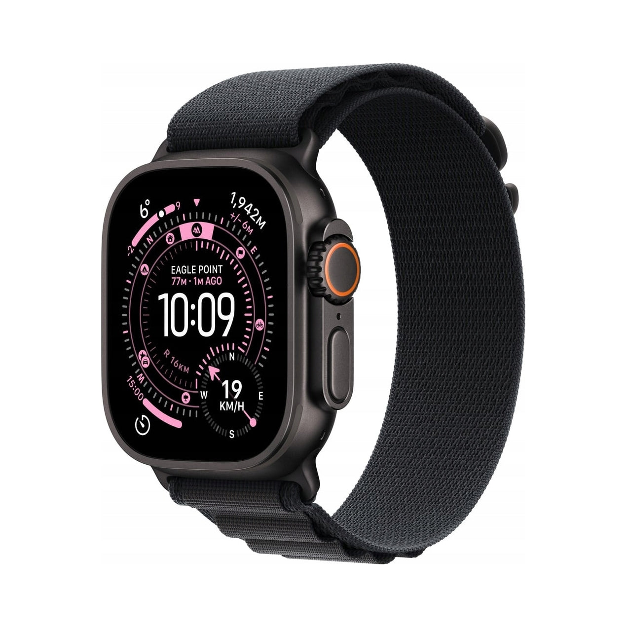Apple Watch Ultra 3 Tytan czarny 49mm z paskiem Ti Black Alp Lp - L
