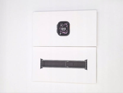 Apple Watch Ultra 3 Tytan czarny 49mm z paskiem Trail Black - M | Outlet