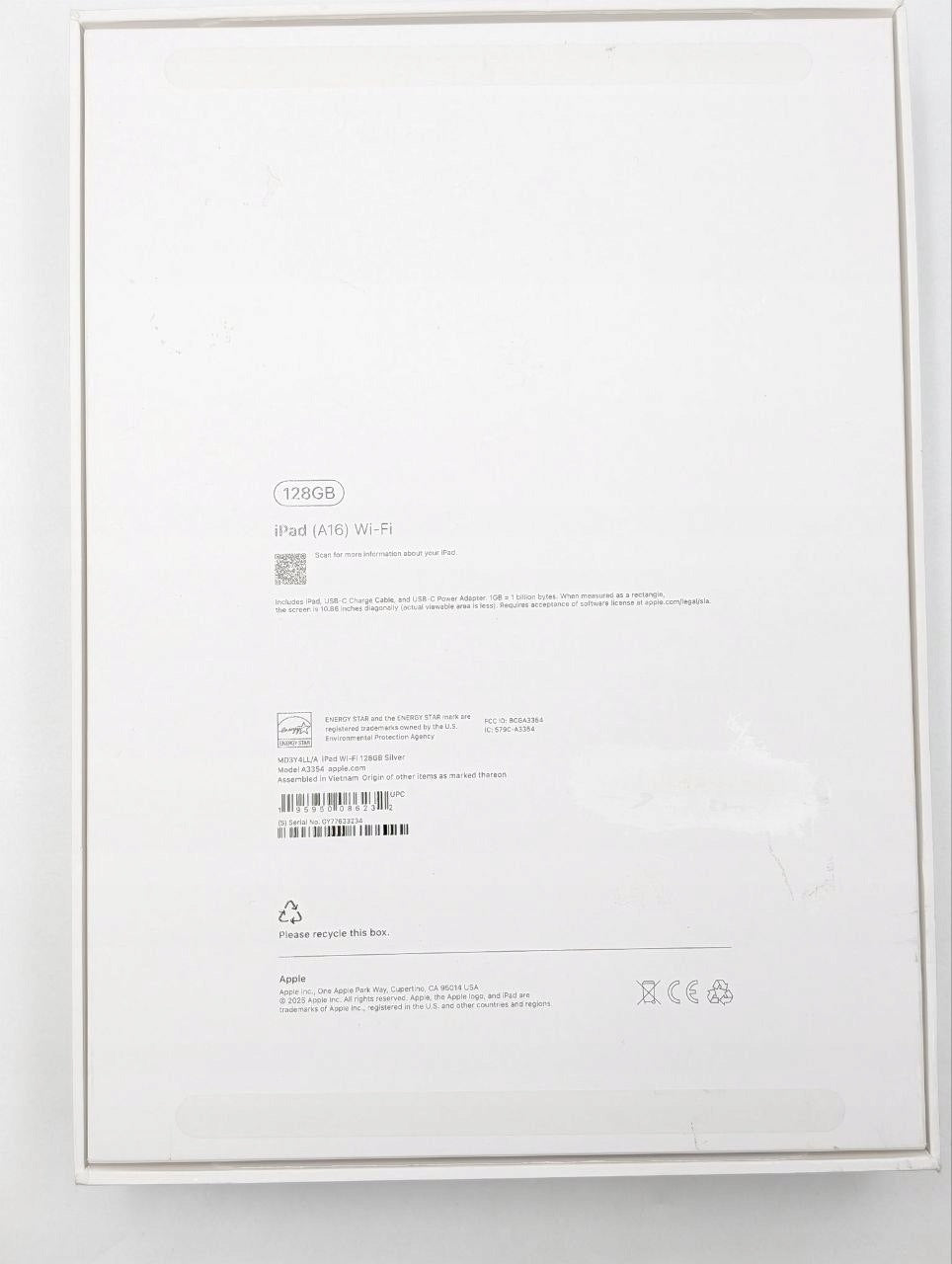 Apple iPad 11 gen. 11" 128GB WI-FI Srebrny | jak | Outlet
