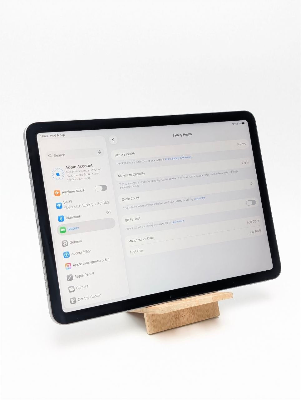 Apple iPad Air 11 M4 128 GB Gwiezdna Szarość | Outlet