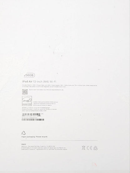 Apple iPad Air 13" M4 256GB WI-FI Księżycowa poświata | Outlet