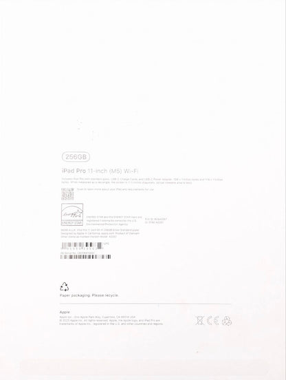 Apple iPad Pro 11" M5 256 GB WI-FI Srebrny | Outlet