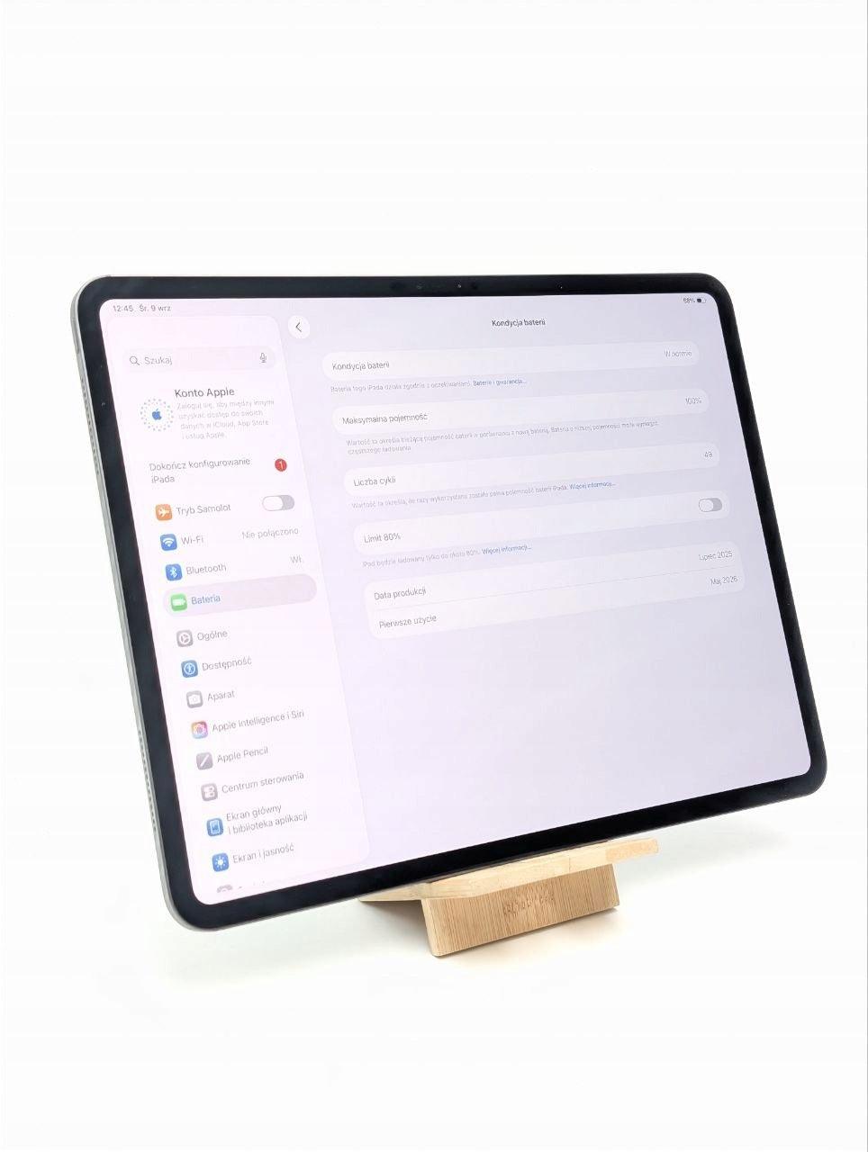 Apple iPad Pro 13" M5 512GB Wi-Fi Gwiezdna Czerń | jak | Outlet