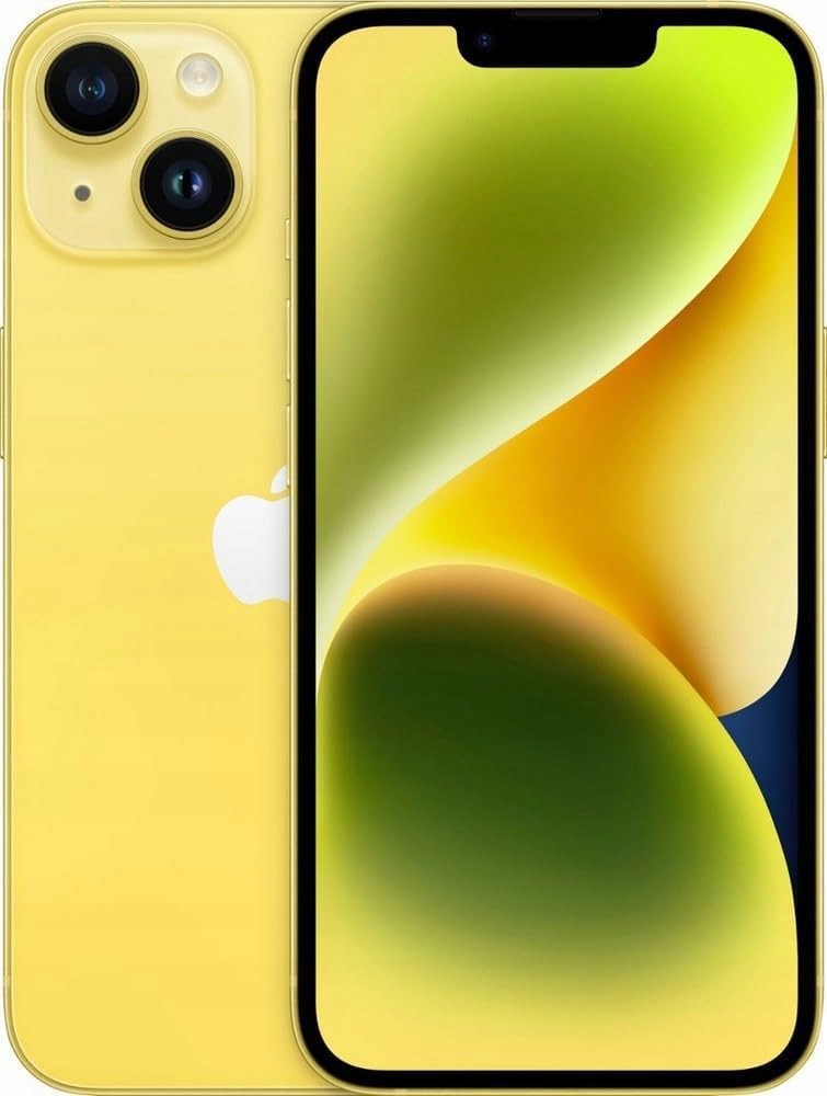 Apple iPhone 14 128 GB żółty | Outlet, Bateria 85%