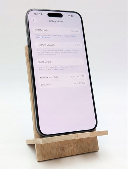 Apple iPhone 15 Pro Max 512GB czarny | eSIM | bateria 100% | Outlet, Bateria 100%
