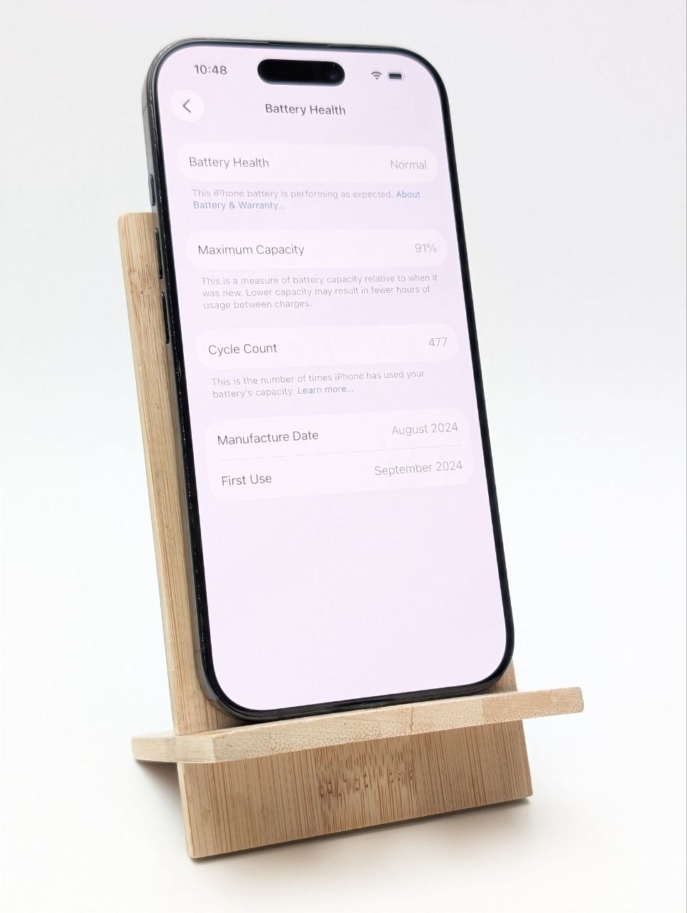 Apple iPhone 16 Pro 256 GB Tytan czarny | eSim | Outlet, Bateria 91%