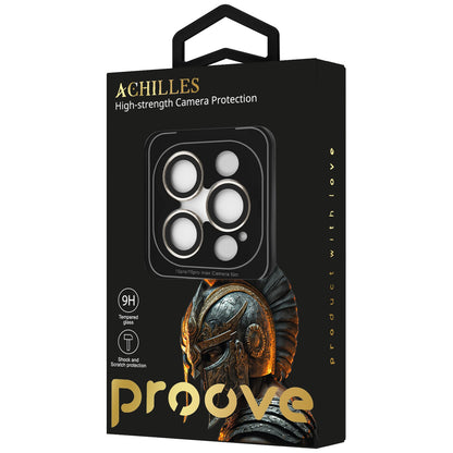 Szkło na aparat Proove Achilles do iPhone – iPhone 15 Pro / 15 Pro Max – Titanium (CPPAIP15PM25)