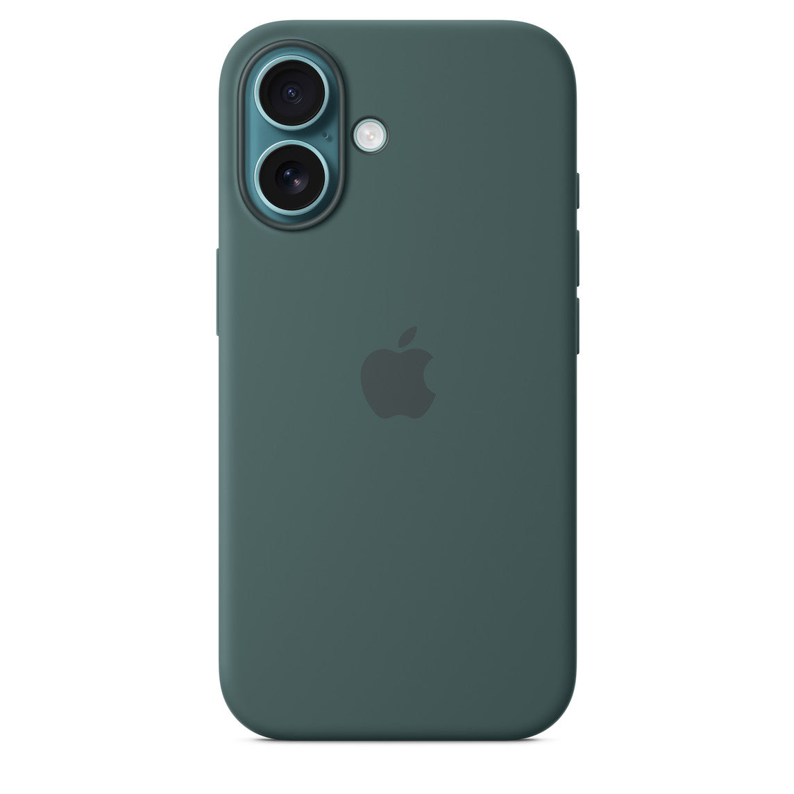 Oryginalne etui Apple Silicone Case z MagSafe do iPhone 16 – górskie jezioro