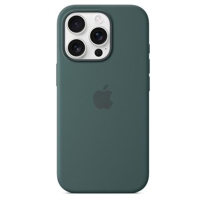 Oryginalne etui Apple Silicone Case z MagSafe do iPhone 16 Pro – górskie jezioro