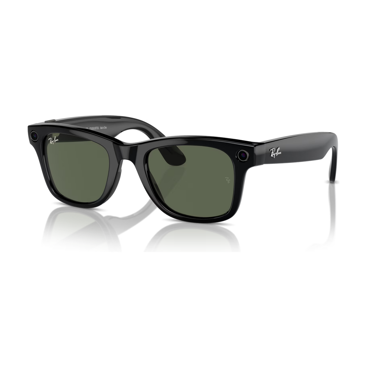 Ray-Ban Meta Wayfarer (Gen 1) — Shiny Black / G-15 Green — 50