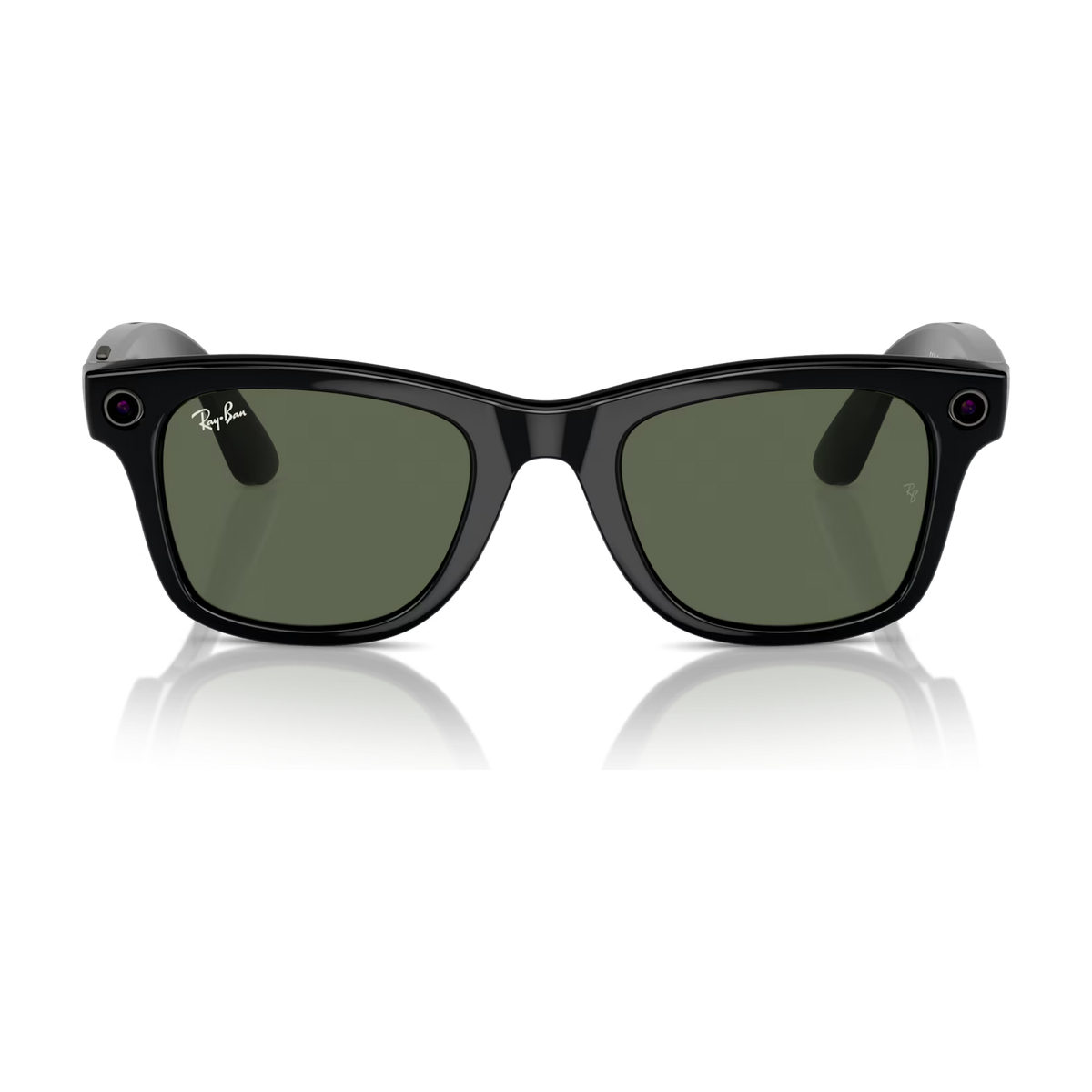 Ray-Ban Meta Wayfarer (Gen 1) — Shiny Black / G-15 Green — 50