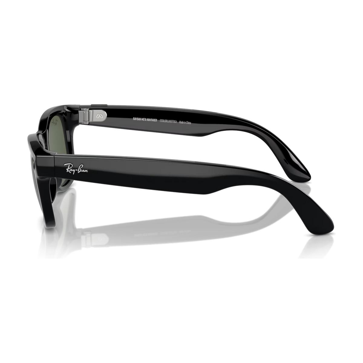 Ray-Ban Meta Wayfarer (Gen 1) — Shiny Black / G-15 Green — 50