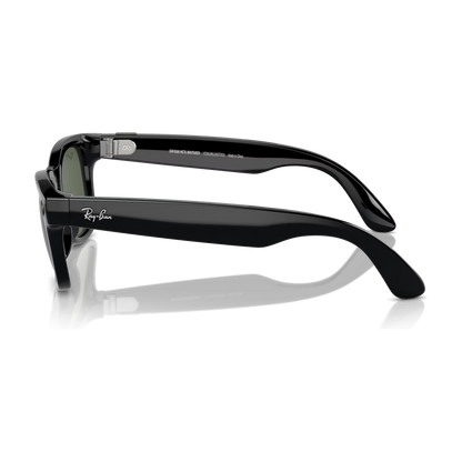 Ray-Ban Meta Wayfarer (Gen 1) — Shiny Black / G-15 Green — 50