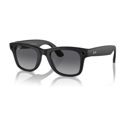 Ray-Ban Meta Wayfarer (Gen 1) — Matte Black / Polarized Gradient Graphite — 50