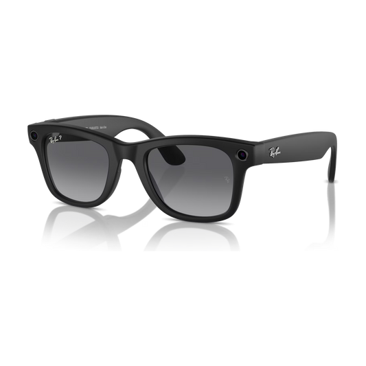 Ray-Ban Meta Wayfarer (Gen 1) — Matte Black / Polarized Gradient Graphite — 50