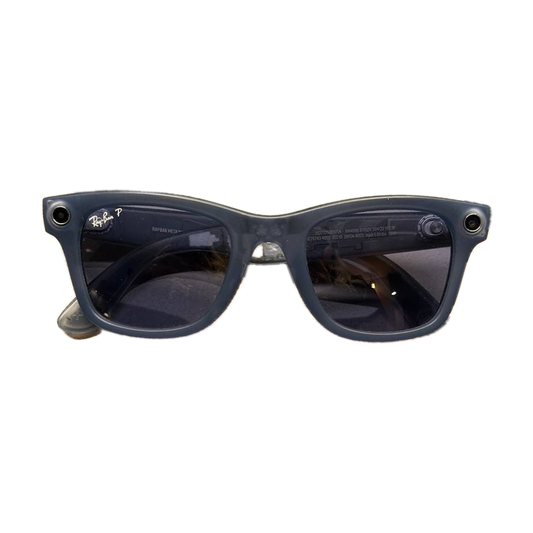 Ray-Ban Meta Wayfarer (Gen 1) — Transparent Blue / Polarized Dark Blue — 50 — bez pudełka