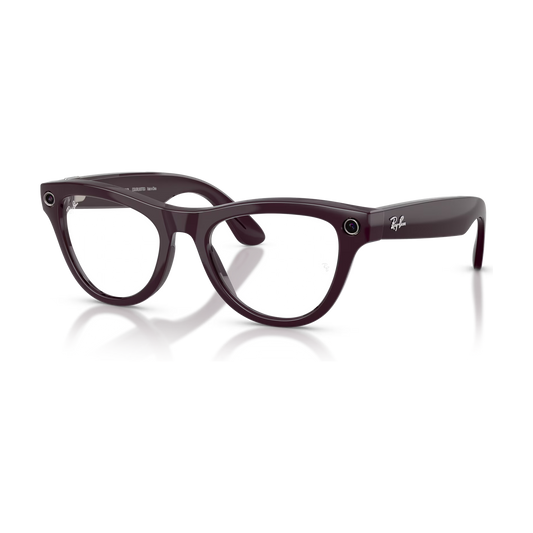 Ray-Ban Meta Skyler (Gen 2) — Shiny Mystic Violet / Transitions Amethyst — 52