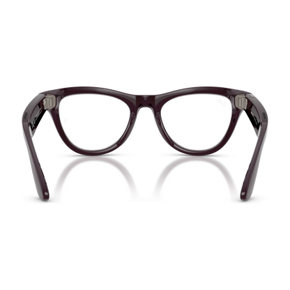 Ray-Ban Meta Skyler (Gen 2) — Shiny Mystic Violet / Transitions Amethyst — 52
