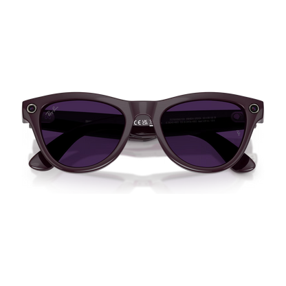 Ray-Ban Meta Skyler (Gen 2) — Shiny Mystic Violet / Transitions Amethyst — 52