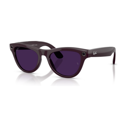 Ray-Ban Meta Skyler (Gen 2) — Shiny Mystic Violet / Transitions Amethyst — 52