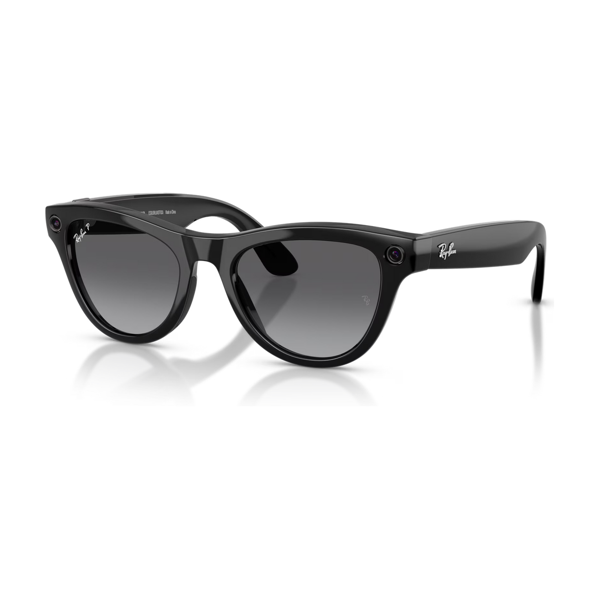 Ray-Ban Meta Skyler (Gen 2) — Shiny Black / Polarized Gradient Graphite — 52