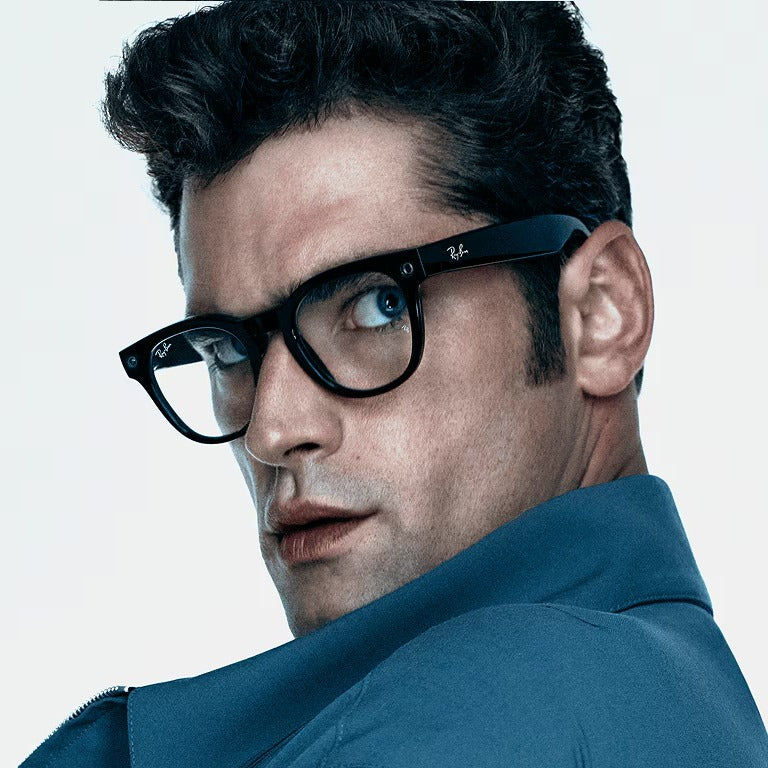 Ray-Ban Meta Scriber Optics (Gen 2) — Shiny Black / Demo Lens — 49