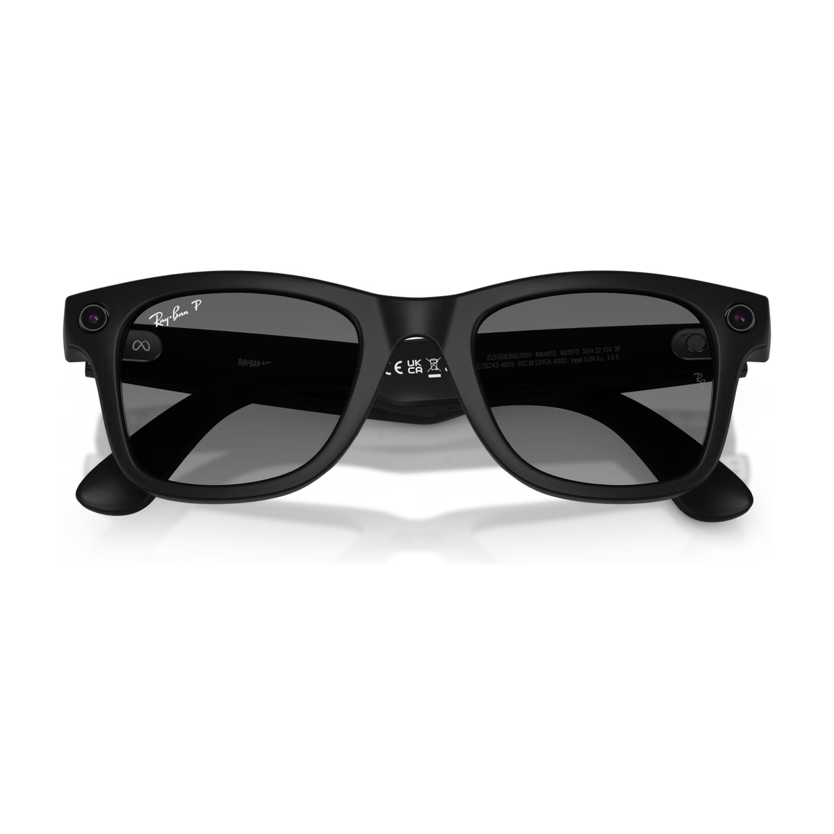 Ray-Ban Meta Wayfarer (Gen 2) — Matte Black / Polarized Gradient Graphite — 50