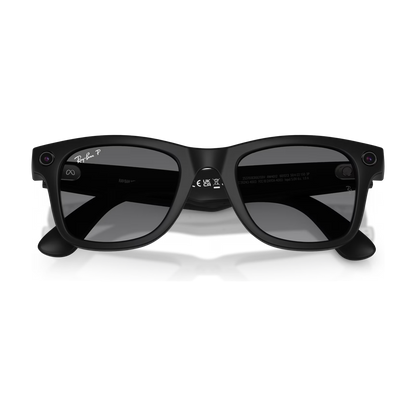 Ray-Ban Meta Wayfarer (Gen 2) — Matte Black / Polarized Gradient Graphite — 50
