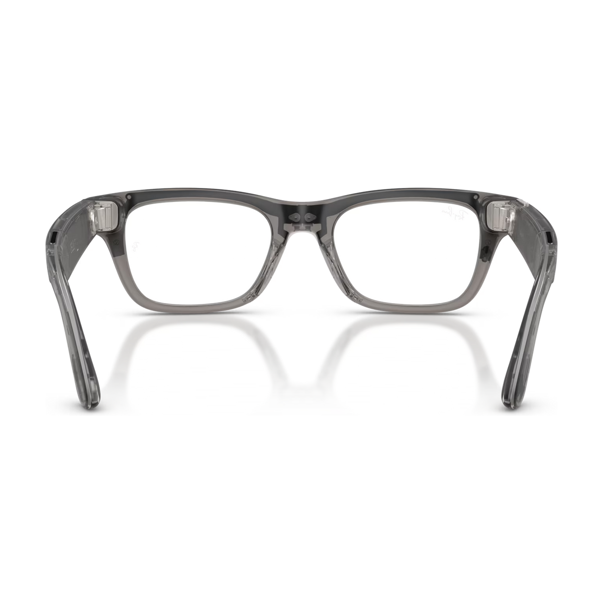Ray-Ban Meta Blayzer Optics (Gen 2) — Matte Transparent Ice Grey / Demo Lens — 54