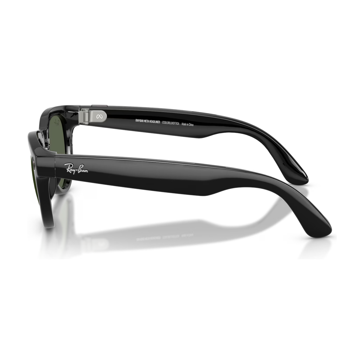 Ray-Ban Meta Headliner (Gen 2) — Shiny Black / G-15 Green — 51