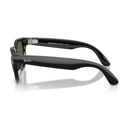Ray-Ban Meta Headliner (Gen 2) — Shiny Black / G-15 Green — 51