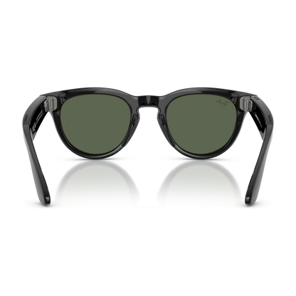 Ray-Ban Meta Headliner (Gen 2) — Shiny Black / G-15 Green — 51