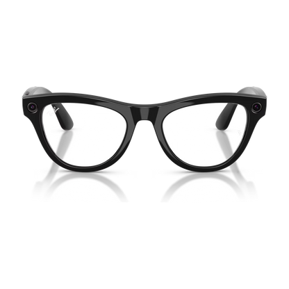 Ray-Ban Meta Skyler (Gen 2) — Shiny Black / Transitions Graphite Green — 52