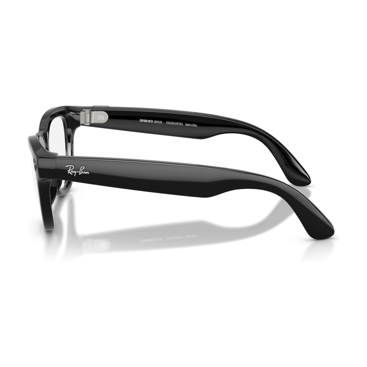 Ray-Ban Meta Skyler (Gen 2) — Shiny Black / Transitions Graphite Green — 52